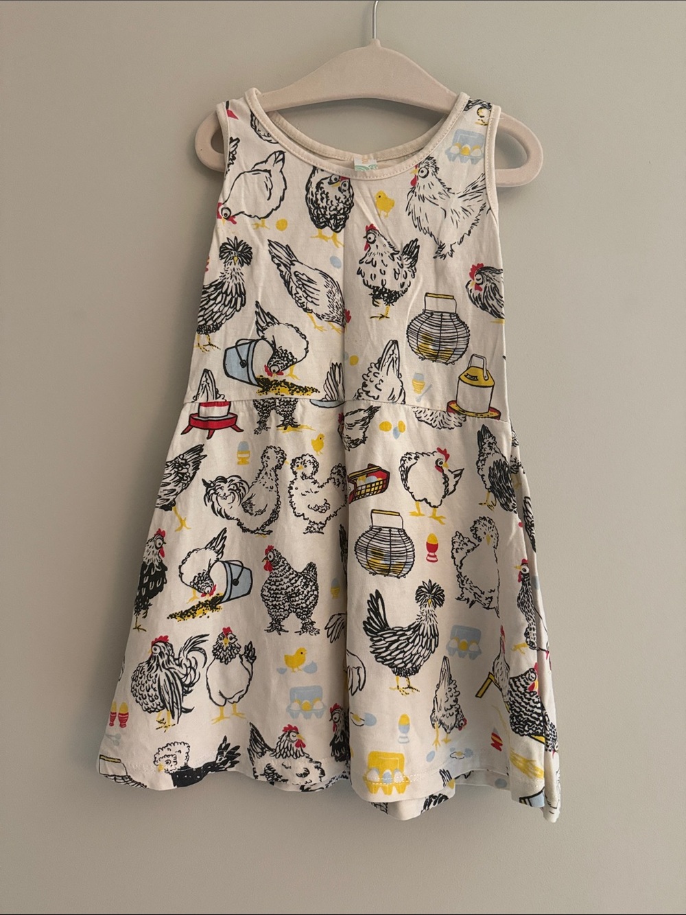Petit Pilou Chicken Dress 100% Cotton